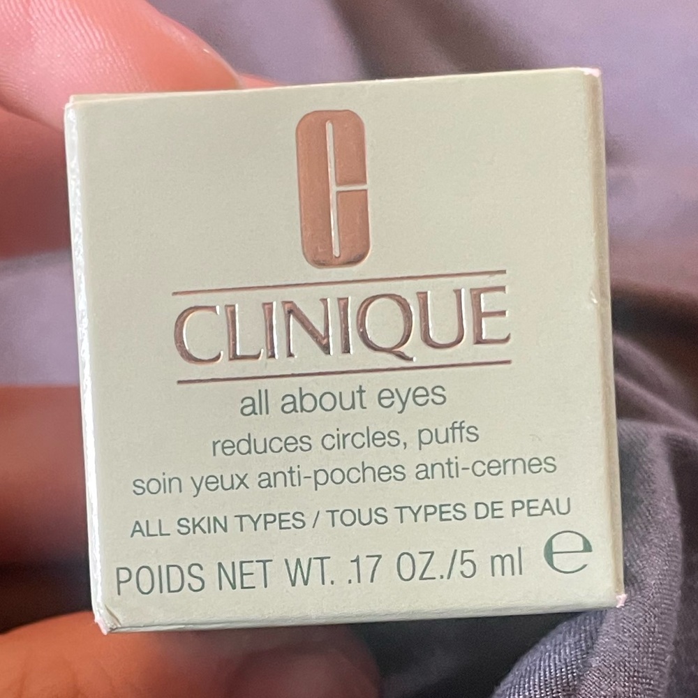 NWT NIB Clinque All About Eyes Eye Cream